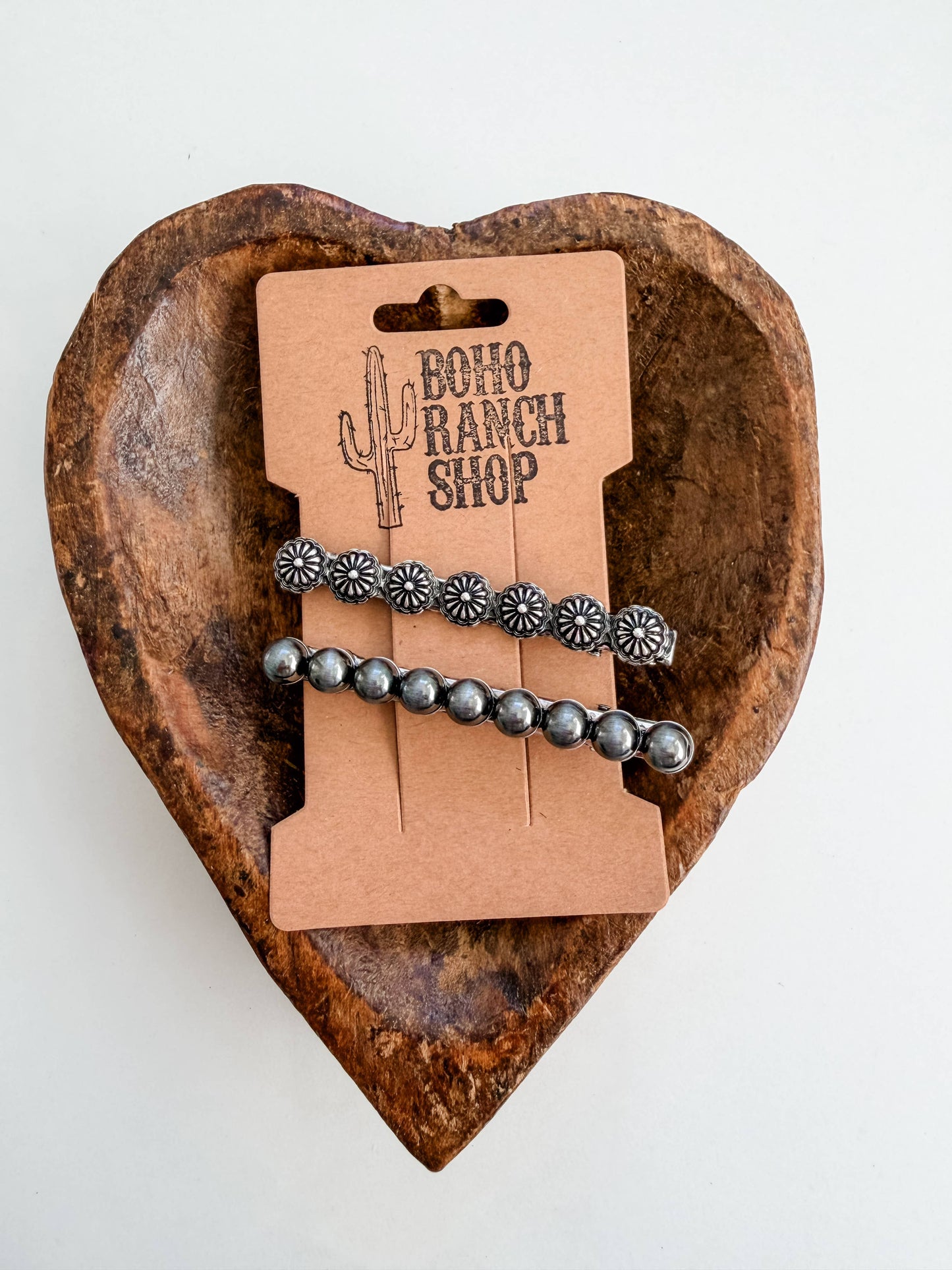 Western Hair Bobby Pin Set - Concho Barrette Pins