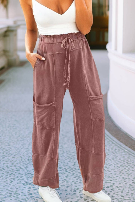 Moonstone Patch Ginger lace-up pant