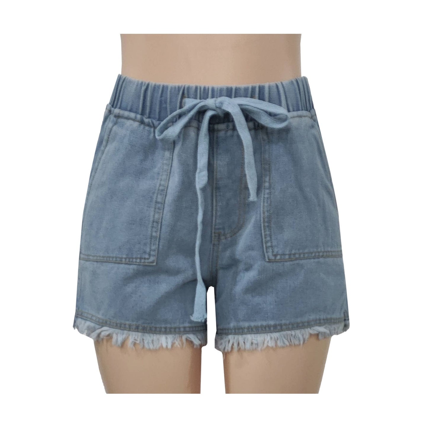 Easy Rider High Rise Denim Shorts