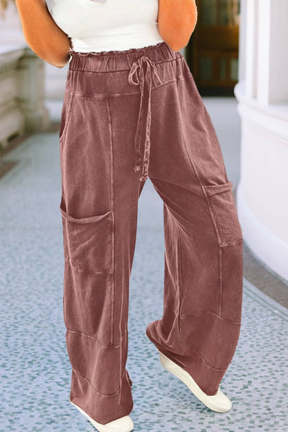 Moonstone Patch Ginger lace-up pant