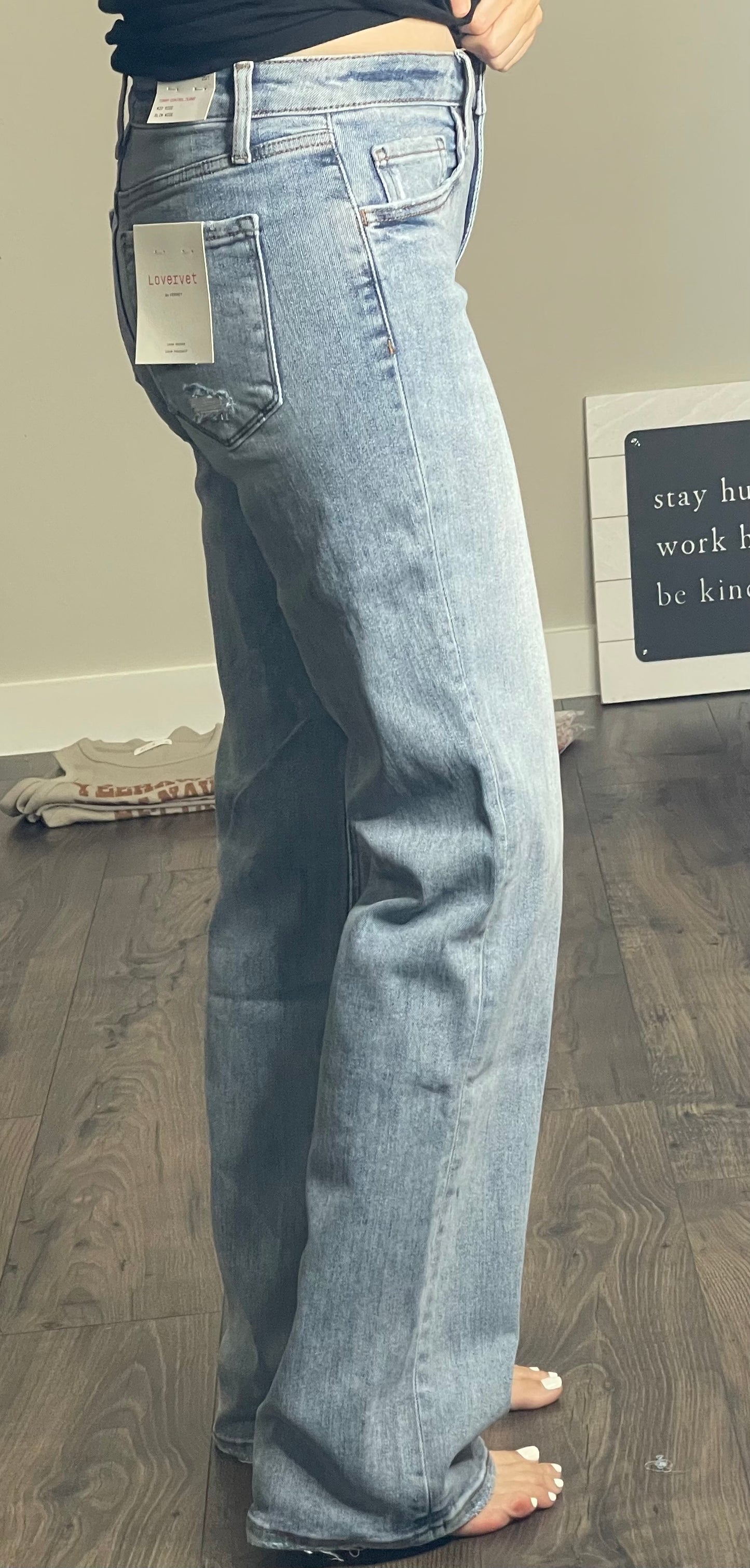 Sadie Slim Wide Jeans