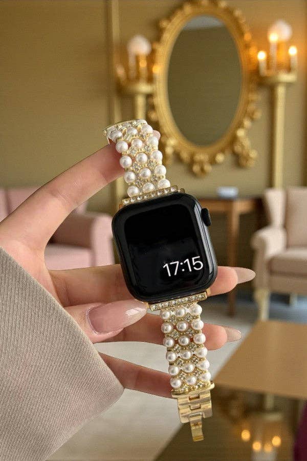 Beatrice Golden Pearl Smartwatch Band