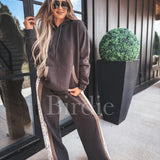 Charcoal Crush Pant Set