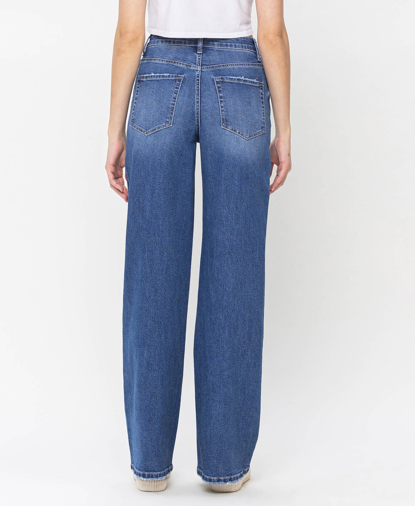 90'S VINTAGE SUPER HIGH RISE LOOSE JEANS V3425