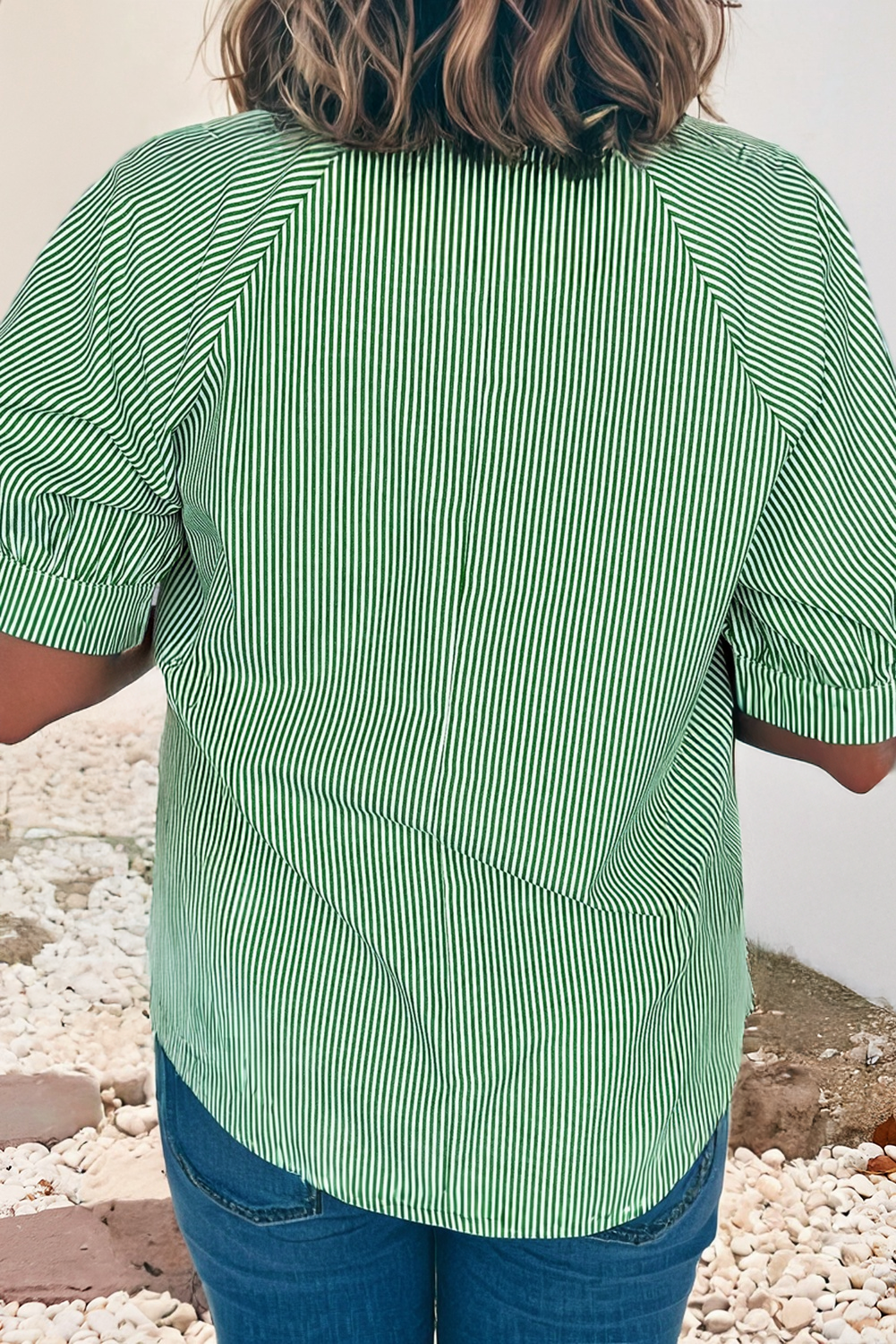 Boardwalk Breeze Striped Blouse