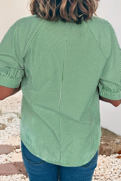 Boardwalk Breeze Striped Blouse
