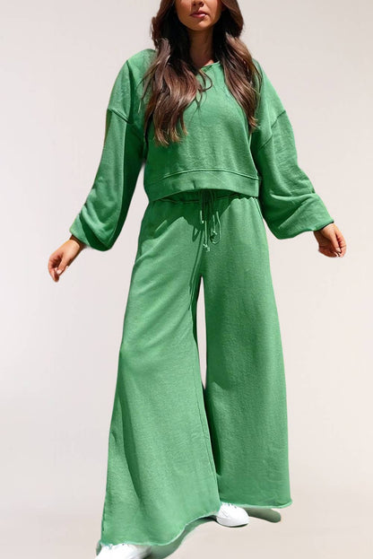Chic Comfort Duo Wide Leg Pants Set