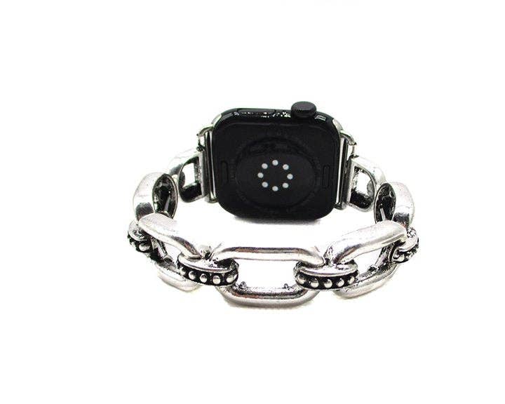 Western Chain Design Stretch Apple Watch Band