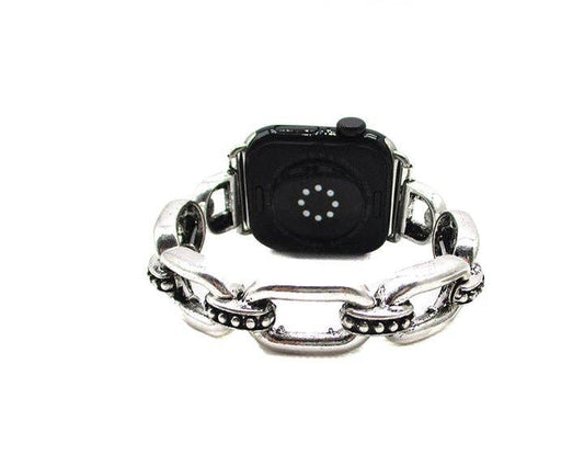 Western Chain Design Stretch Apple Watch Band