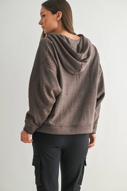 Expression Snap Fleece Hoodie