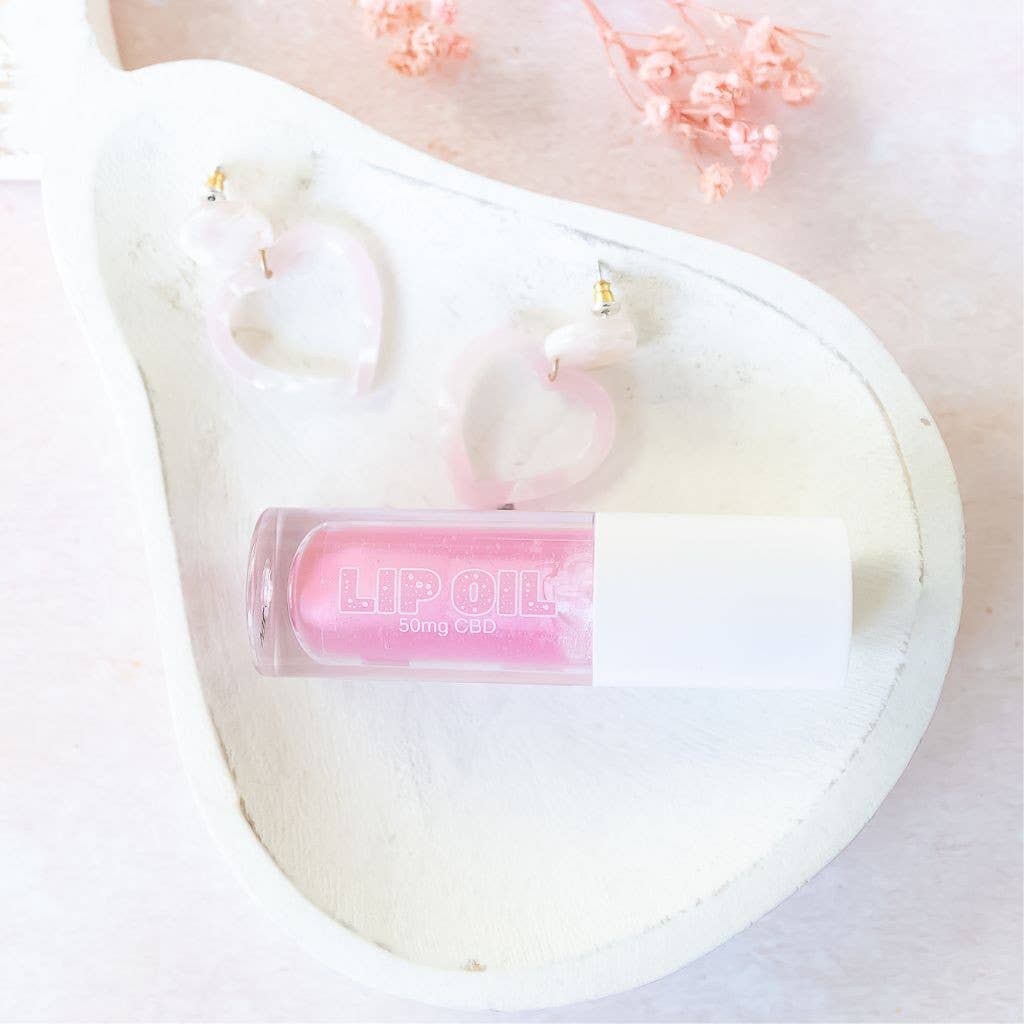 CBD Hydrating Lip Oil - Strawberry