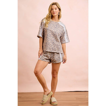 Wild Charm Eyelet Sleeve Top