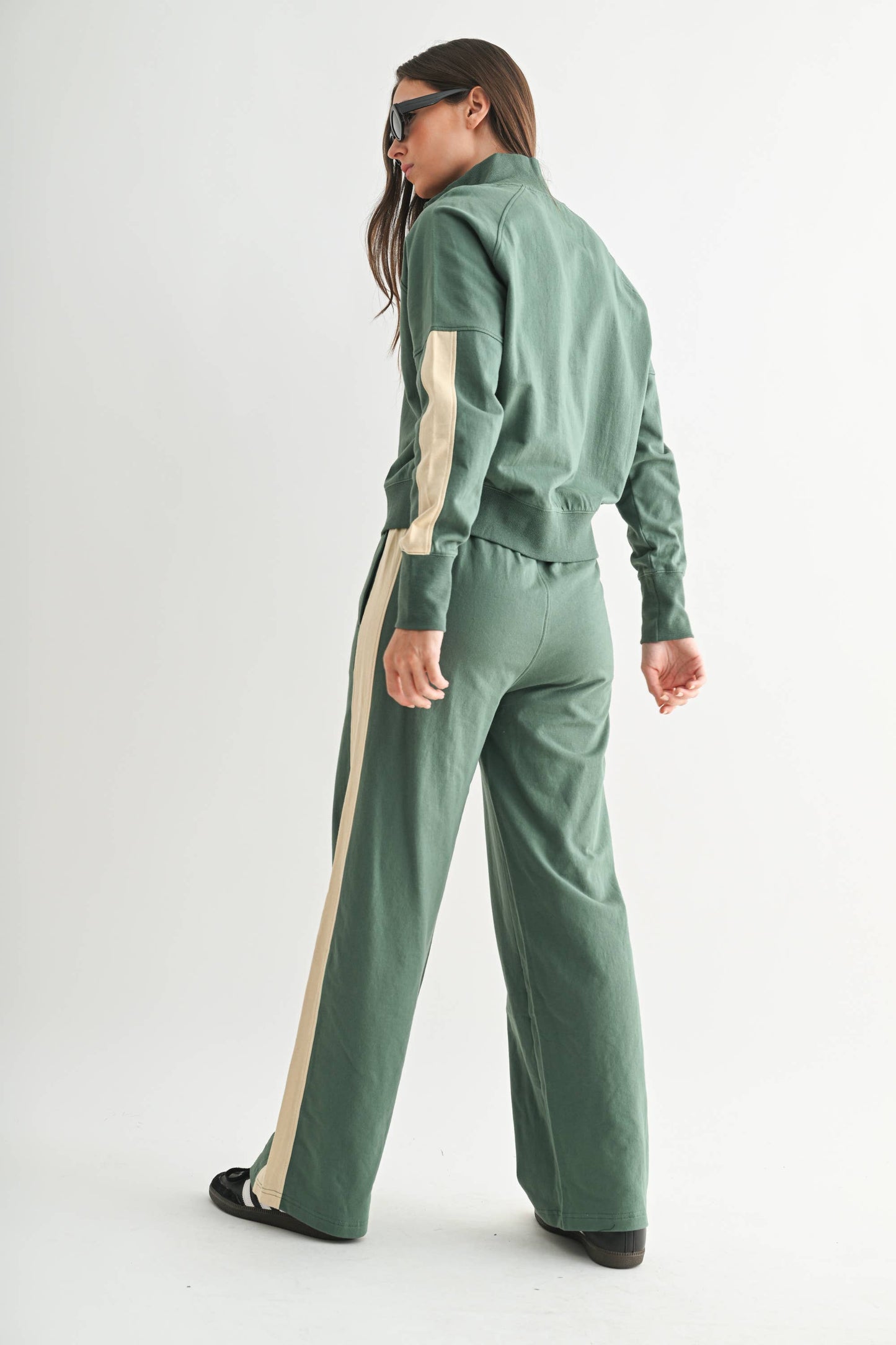 Varsity Stripe 2-Piece Cotton Set