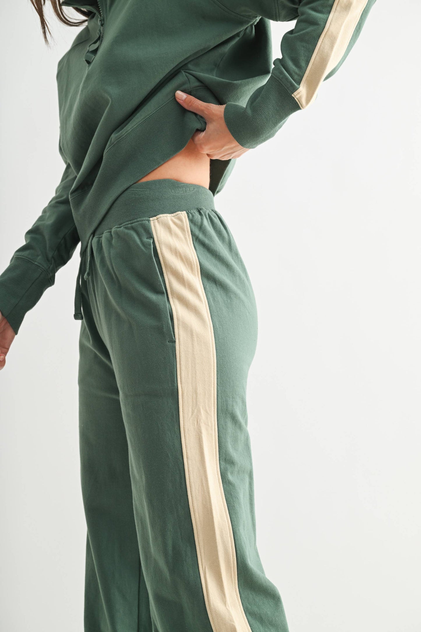 Varsity Stripe 2-Piece Cotton Set