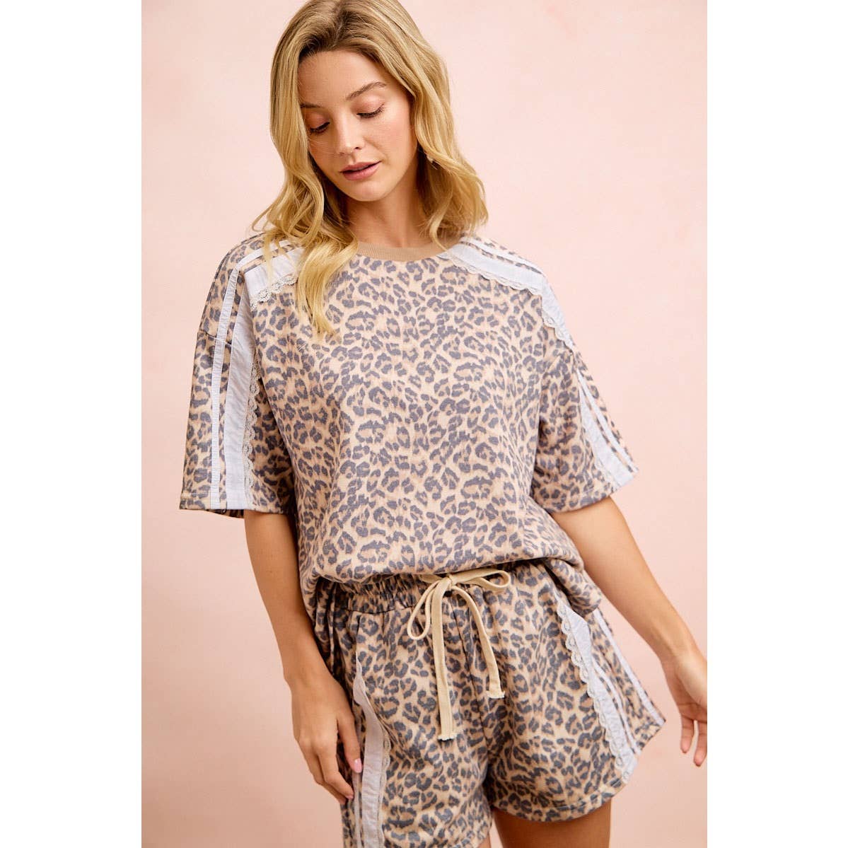 Wild Charm Eyelet Sleeve Top