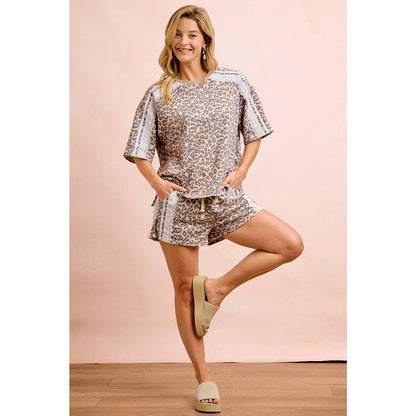 Wild Charm Eyelet Sleeve Top