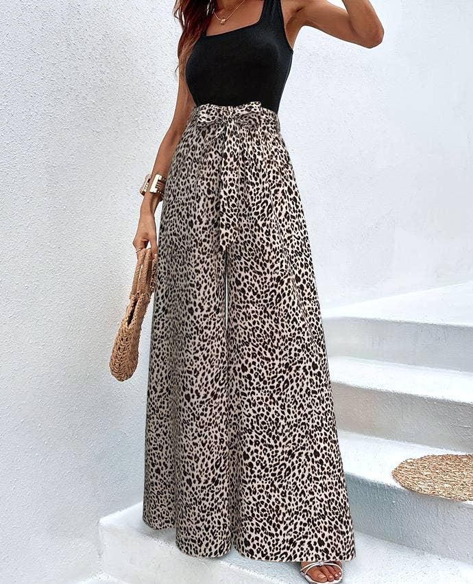 Wild Tie Affair Wide Leg Pant