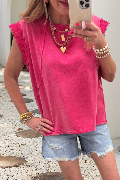Wild grace mineral wash top