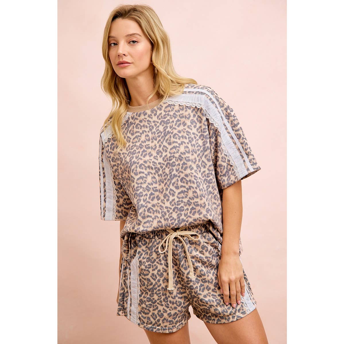 Wild Charm Eyelet Sleeve Top
