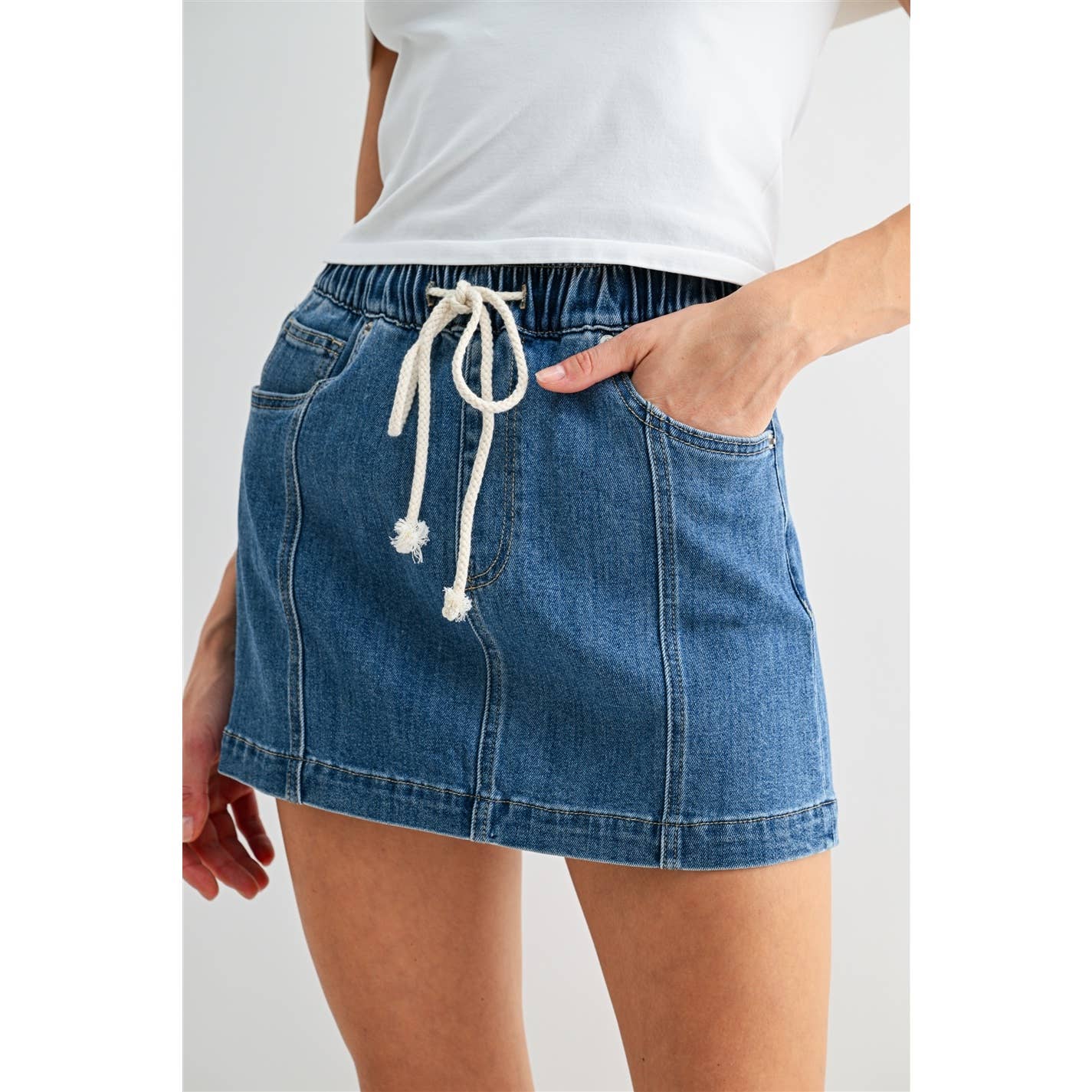 UpTown High-Rise Mini Skirt