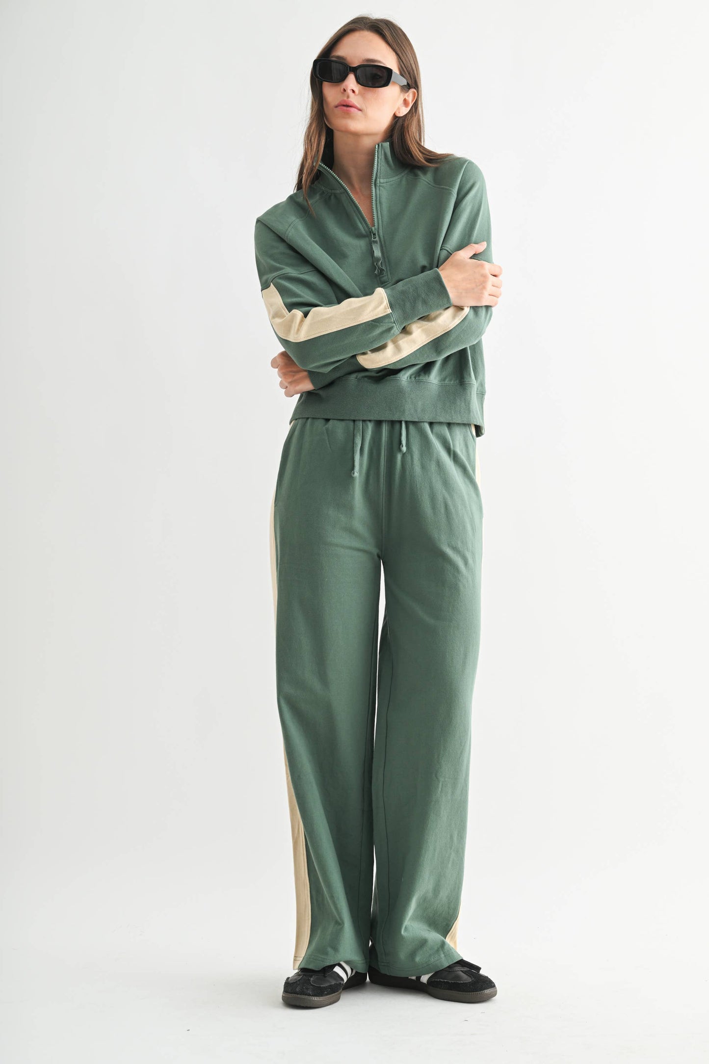 Varsity Stripe 2-Piece Cotton Set