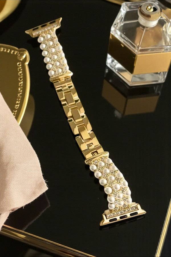 Beatrice Golden Pearl Smartwatch Band