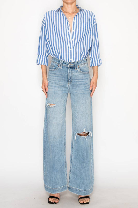 Corset Ultra High Rise Modern Wide Jeans